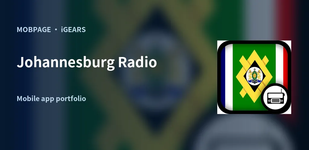 Johannesburg Radio feature artwork composed from its official app icon