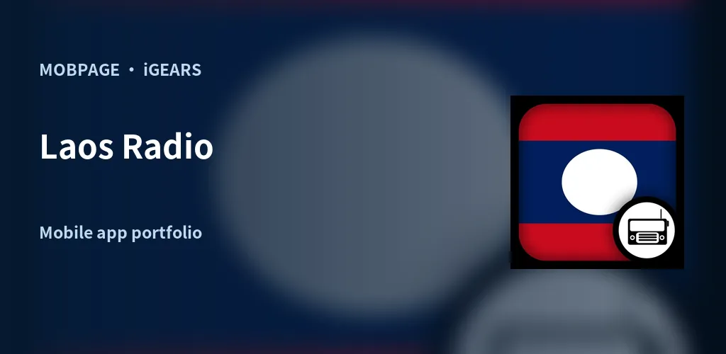 Laos Radio feature artwork composed from its official app icon