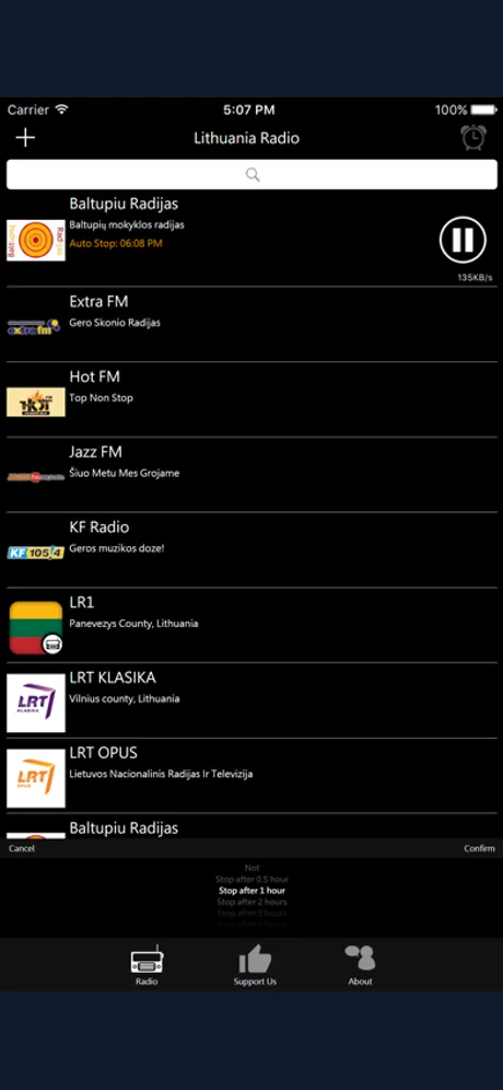 Lithuanian Radio - LT Radio: iPhone app screen 3