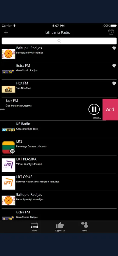 Lithuanian Radio - LT Radio: iPhone app screen 4