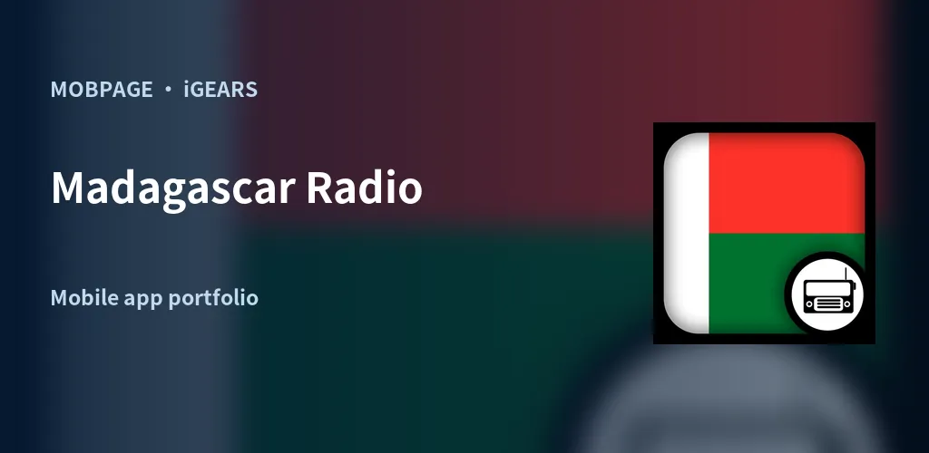 Madagascar Radio feature artwork composed from its official app icon