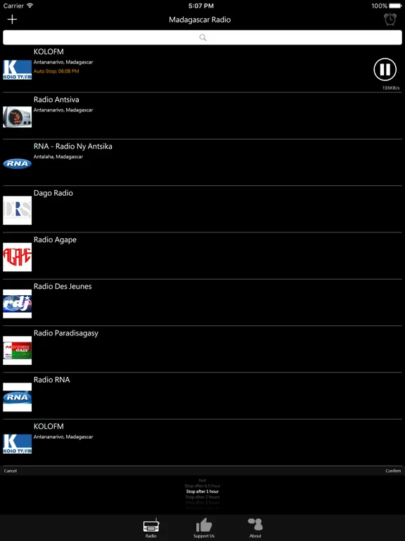 馬達加斯加電台：iPad 應用程式畫面 8