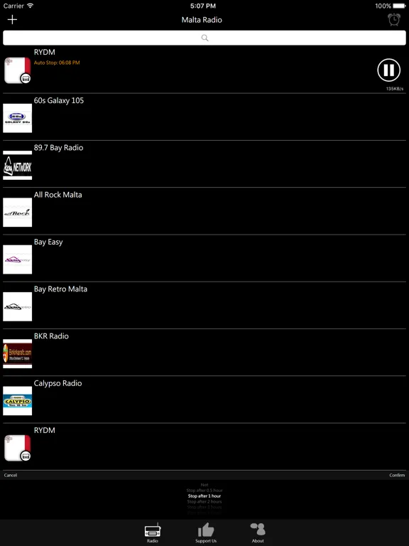 Maltese Radio: iPad app screen 8