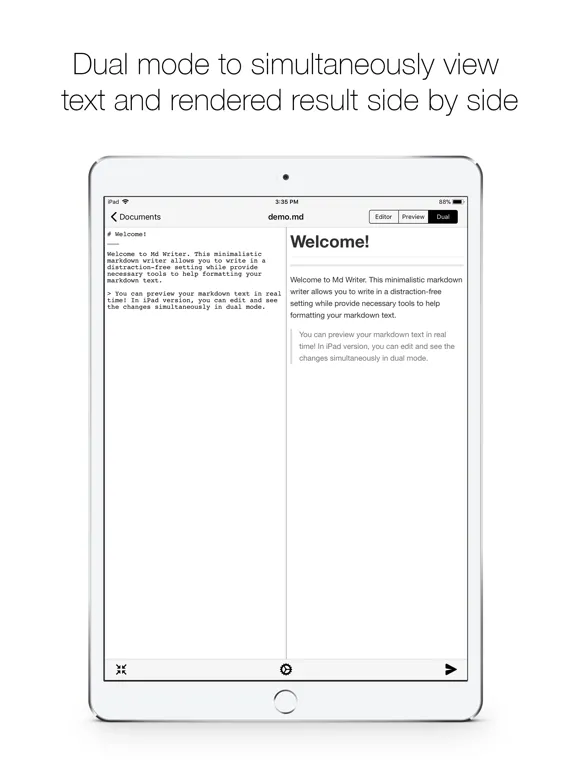 md writer：iPad 應用程式畫面 6