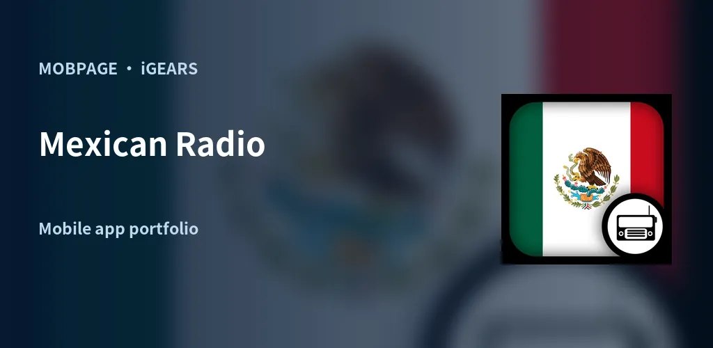 Mexican Radio feature artwork composed from its official app icon