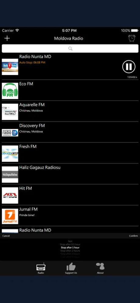 Moldovan Radio - MD Radio: iPhone app screen 3