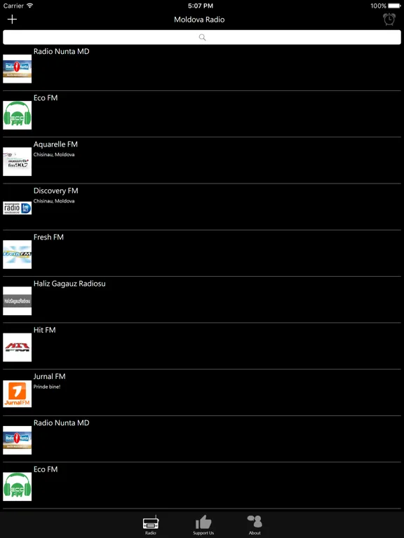 Moldovan Radio - MD Radio: iPad app screen 6