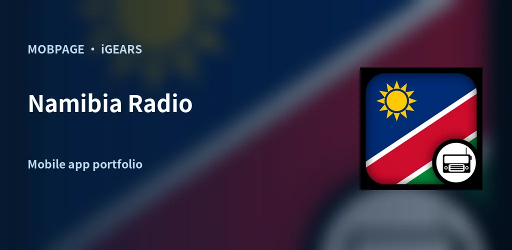 Namibia Radio feature artwork composed from its official app icon