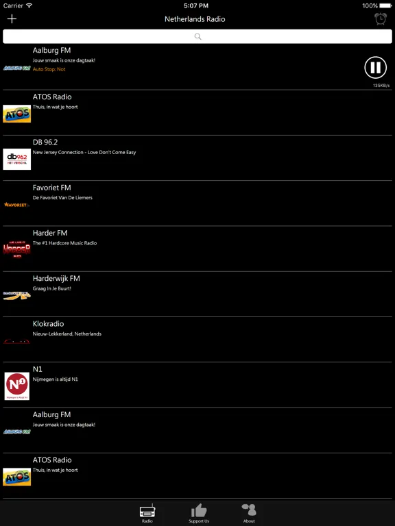 Dutch Radio - Nederlandse Radio: iPad app screen 7