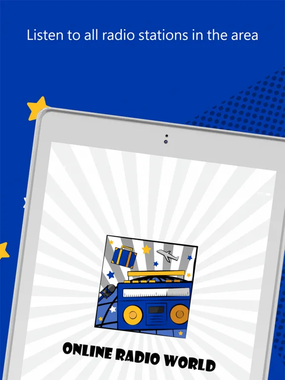 Online Radio World: iPad app screen 4