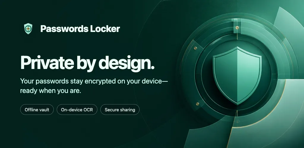 Passwords Locker app artwork