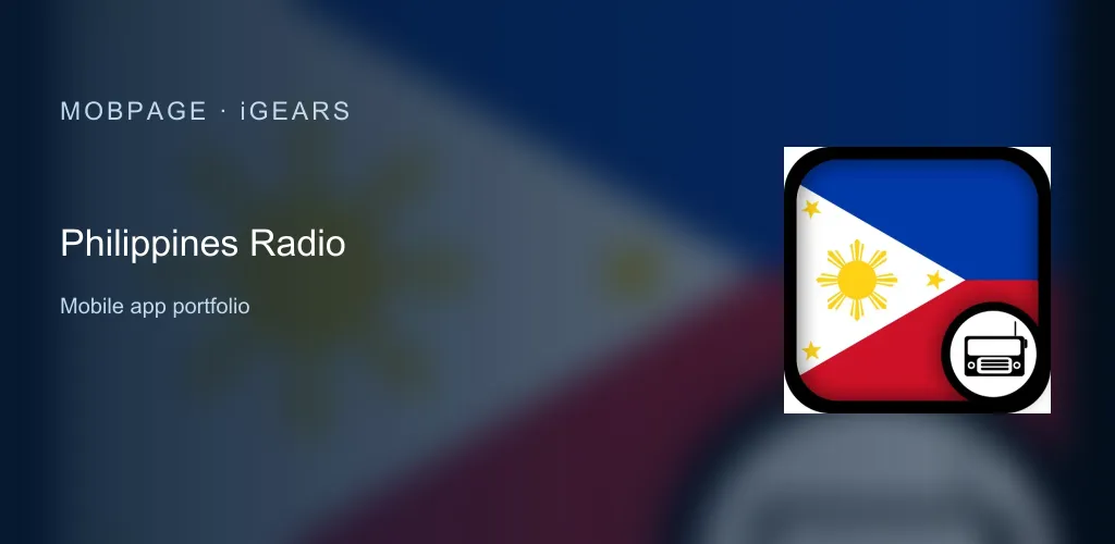 Philippines Radio artwork composed from its supplied app icon