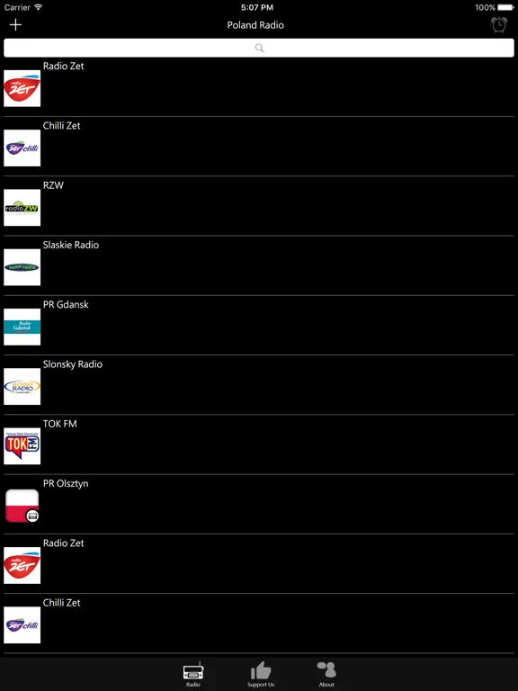 Polish Radio: iPad app screen 6