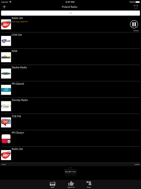 Polish Radio: iPad app screen 8