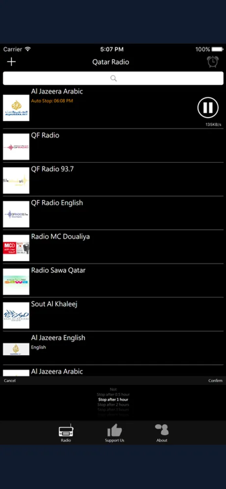 Qatar Radio Online Stations: iPhone app screen 3