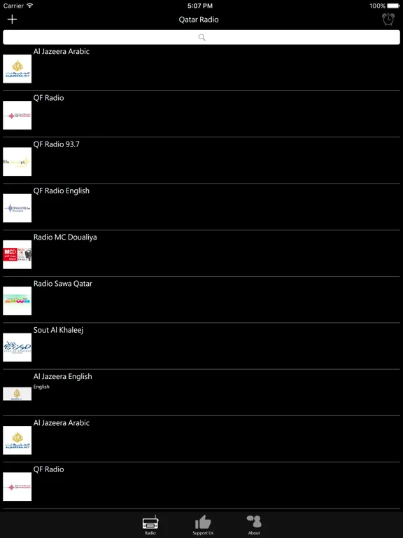 Qatar Radio Online Stations: iPad app screen 6