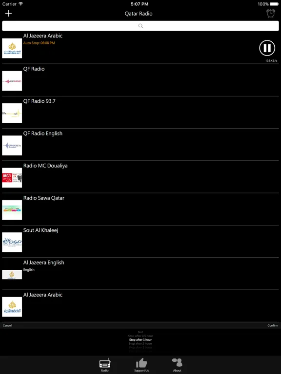 Qatar Radio Online Stations: iPad app screen 8