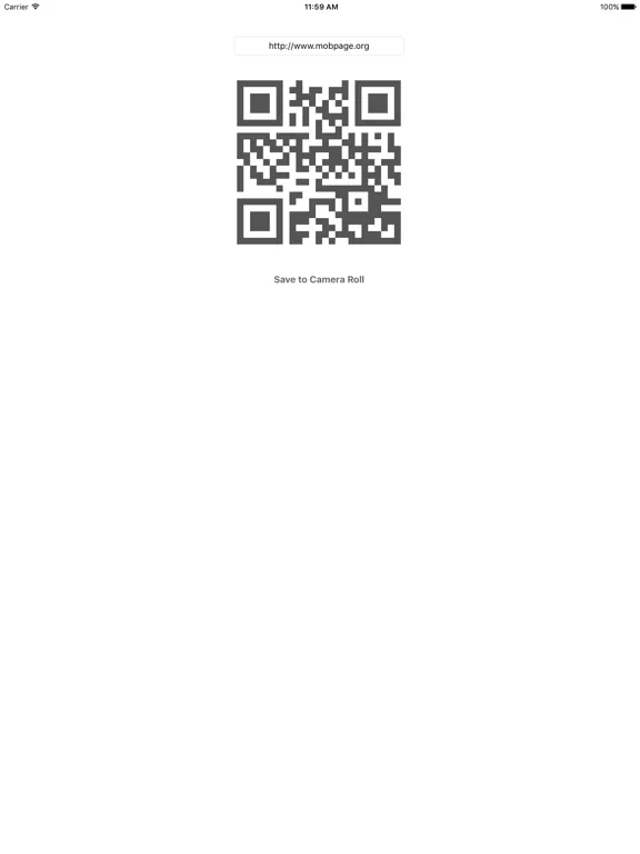 Quick QR Code Generator：iPad 應用程式畫面 2