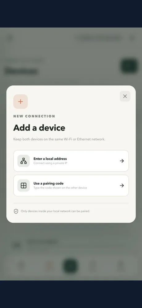 The host shows every new request before access begins.