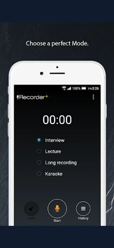 Recorder+ 錄音工具：Android 應用程式畫面 2