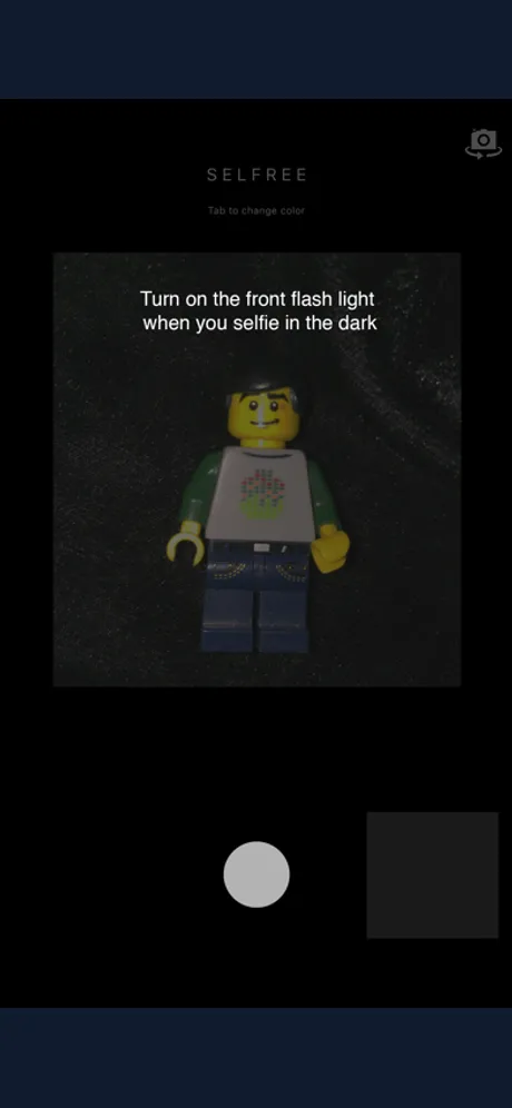 Selfree: iPhone app screen 1