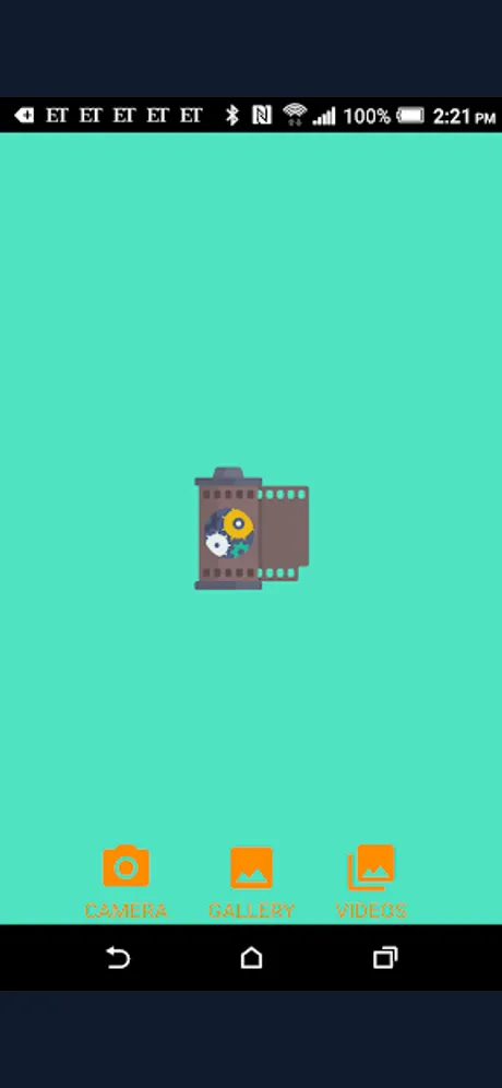 Simple Video Editor: Android app screen 1