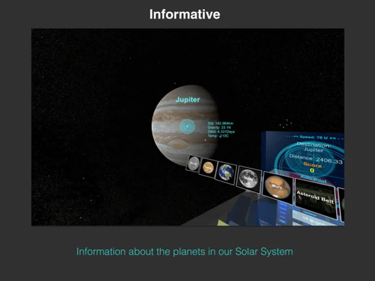 Solar Odyssey VR: iPad app screen 8