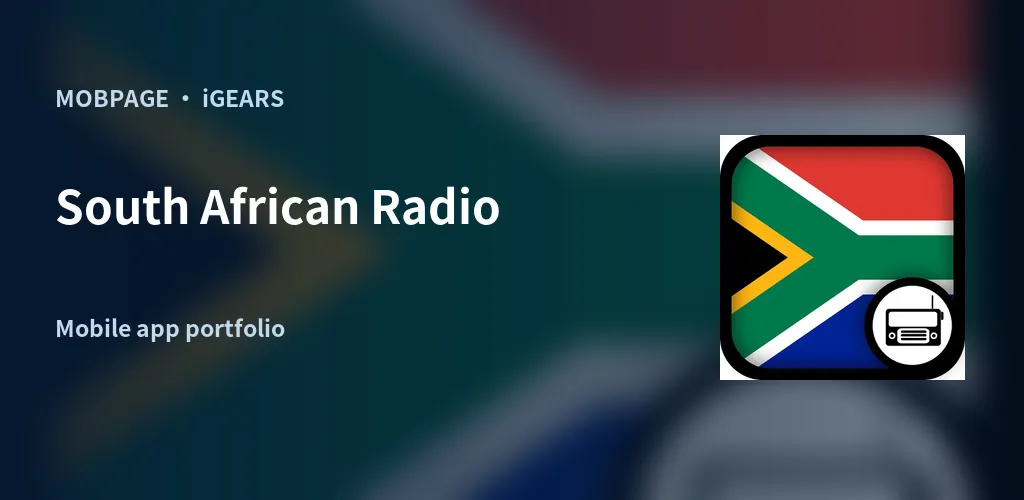 South African Radio feature artwork composed from its official app icon