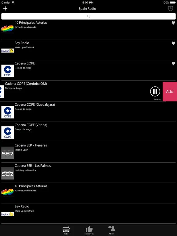 Spanish Radio - ES Radio: iPad app screen 9