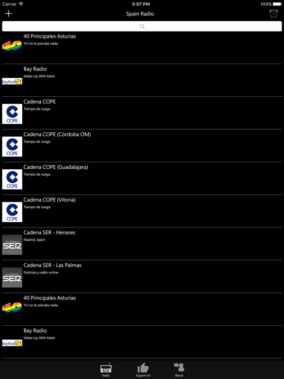 西班牙電台：iPad 應用程式畫面 6