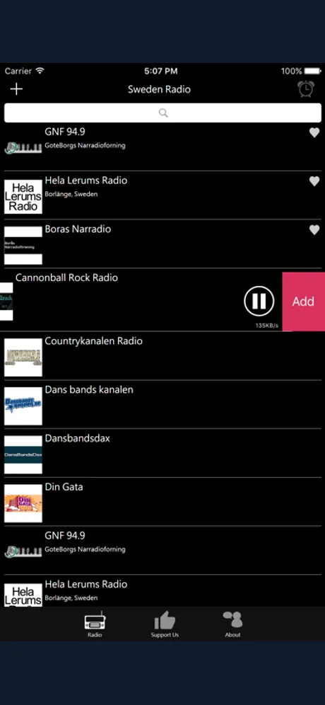 Swedish Radio: iPhone app screen 4