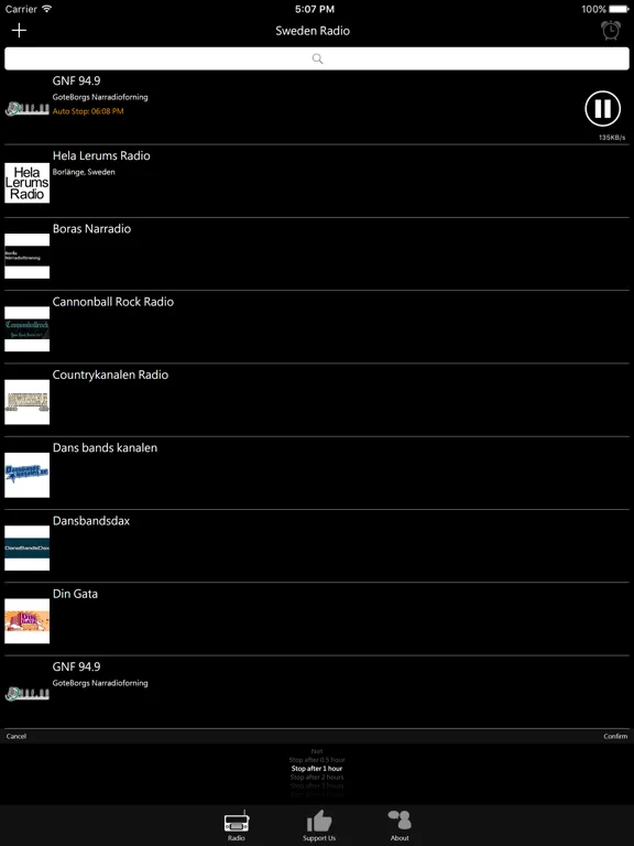 Swedish Radio: iPad app screen 8