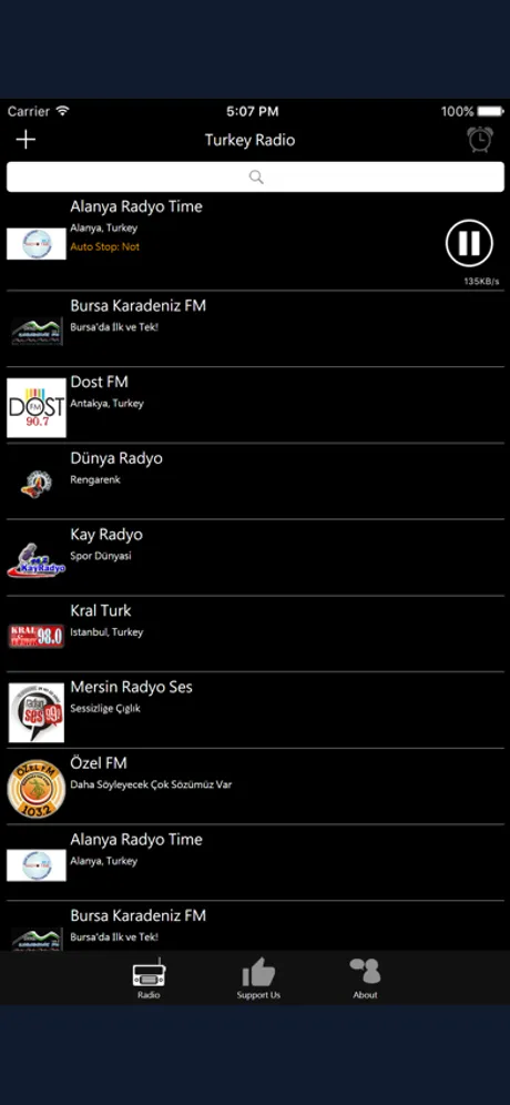 Turkish Radio - TR Radio: iPhone app screen 2