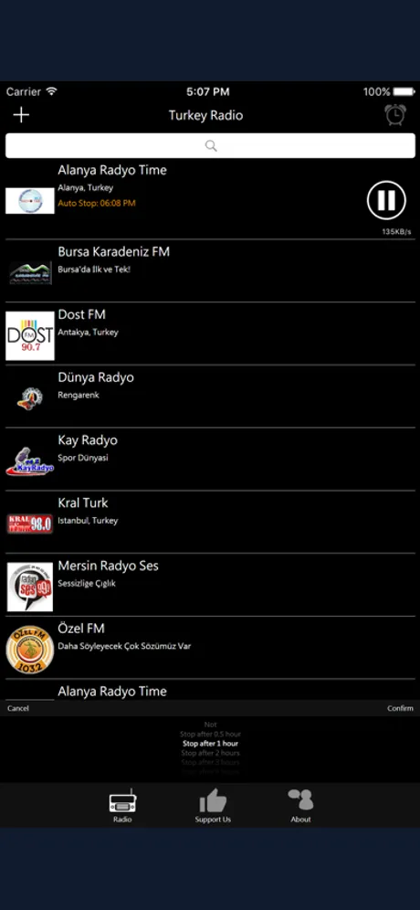 Turkish Radio - TR Radio: iPhone app screen 3