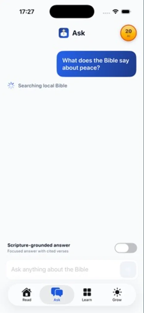 Understand Bible: iPhone app screen 13