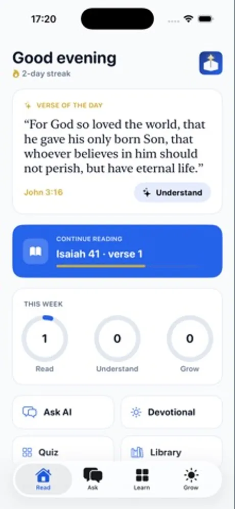 Understand Bible 聖經研讀：iPhone 應用程式畫面 12