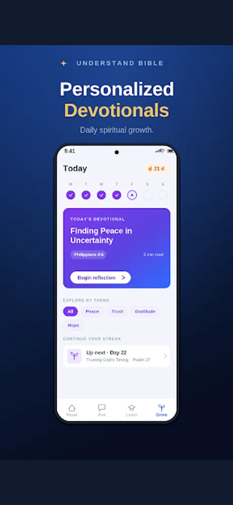 Understand Bible 聖經研讀：Android 應用程式畫面 5