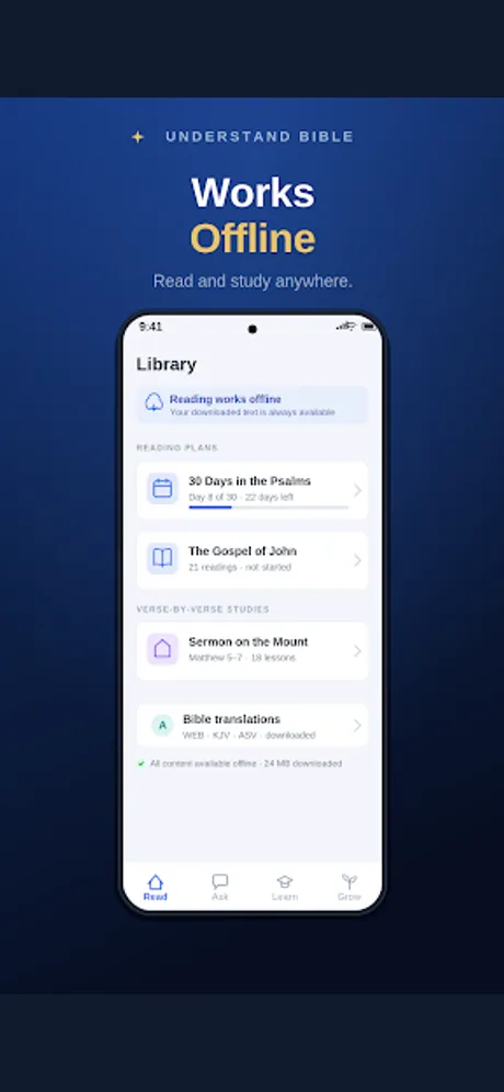 Understand Bible 聖經研讀：Android 應用程式畫面 6
