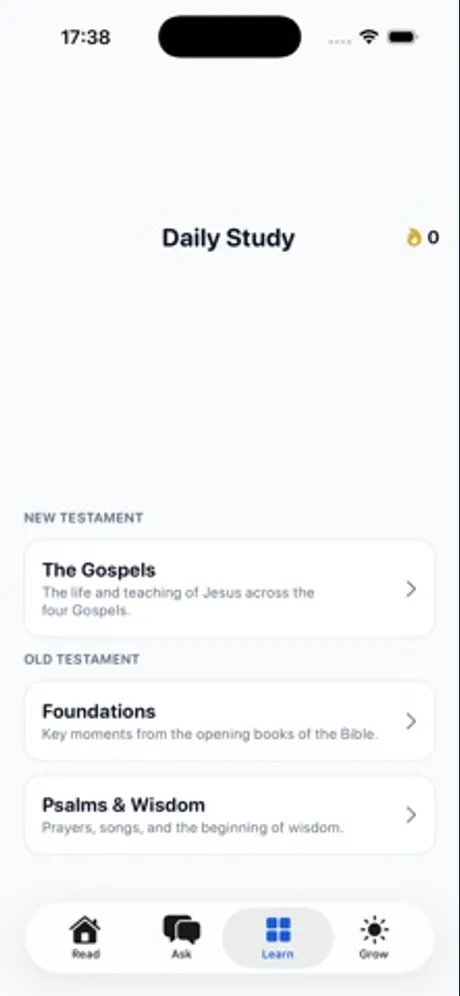 Understand Bible 聖經研讀：iPhone 應用程式畫面 8