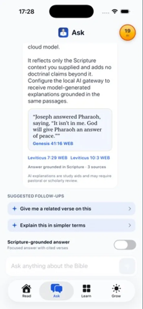Understand Bible 聖經研讀：iPhone 應用程式畫面 9