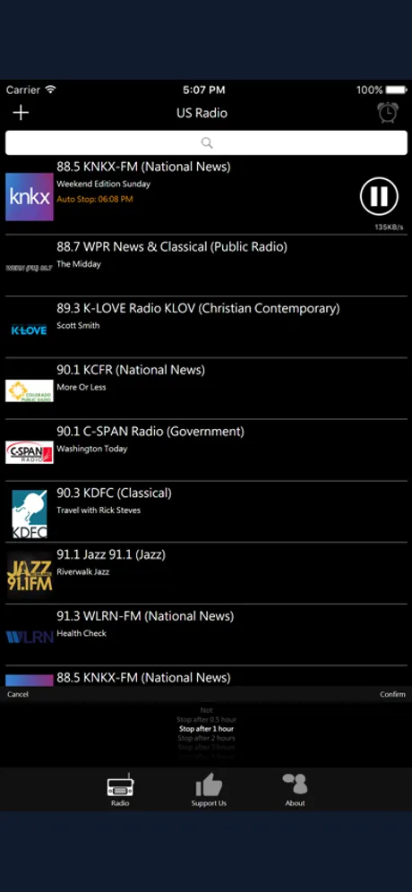 American Radio - US Radio: iPhone app screen 3
