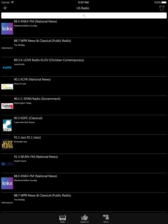 American Radio - US Radio: iPad app screen 6