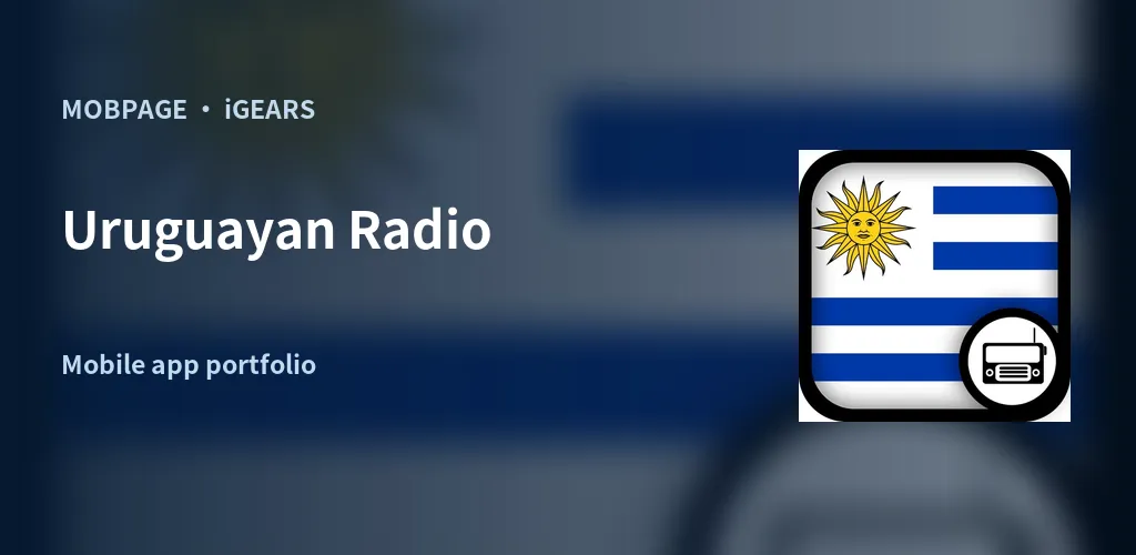 Uruguayan Radio feature artwork composed from its official app icon