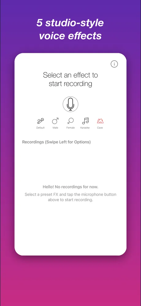 Change Your Voice: app screen 3