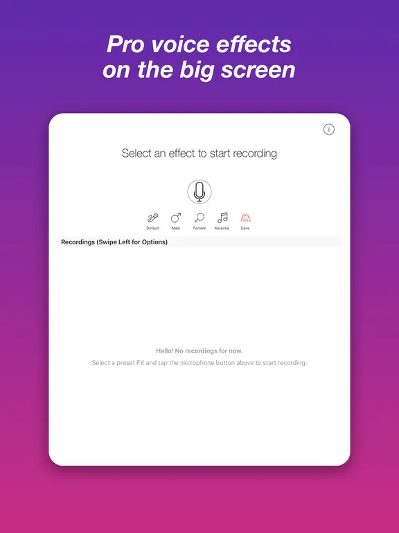 Change Your Voice: app screen 4