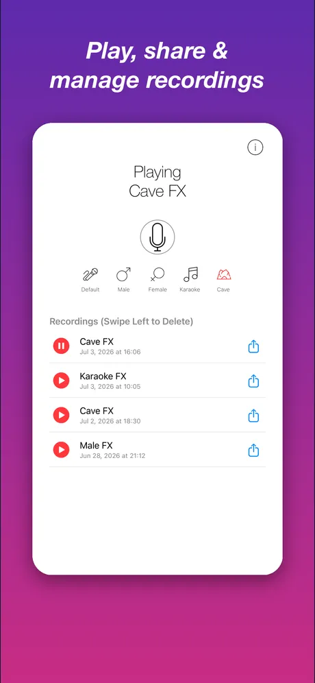 Change Your Voice：應用程式畫面 2